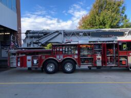 1996/2011 Refurbed Pierce Lance 100ft Rear Mount  Tower Ladder full