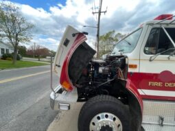 2002 International 4800 KME 4×4 Pumper 500/750 13K miles full