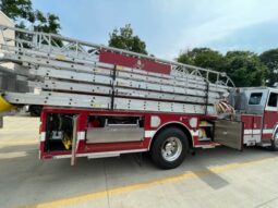 1995 Sutphen Deluge Quint Mid Mount 75ft Tower Ladder full