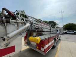 1995 Sutphen Deluge Quint Mid Mount 75ft Tower Ladder full