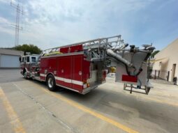 1995 Sutphen Deluge Quint Mid Mount 75ft Tower Ladder full