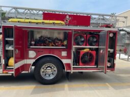 1995 Sutphen Deluge Quint Mid Mount 75ft Tower Ladder full