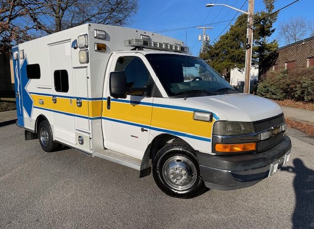 2013 Chevy Express 3500 Braun Type III Duramax Ambulance full